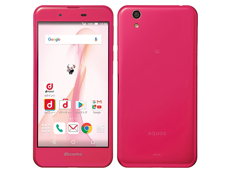 AQUOS EVER SH-02J docomo [Rose Pink] �̐��i�摜