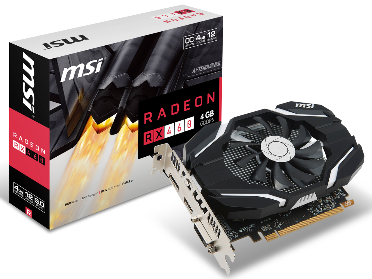 Radeon RX 460 4G OC [PCIExp 4GB] �̐��i�摜