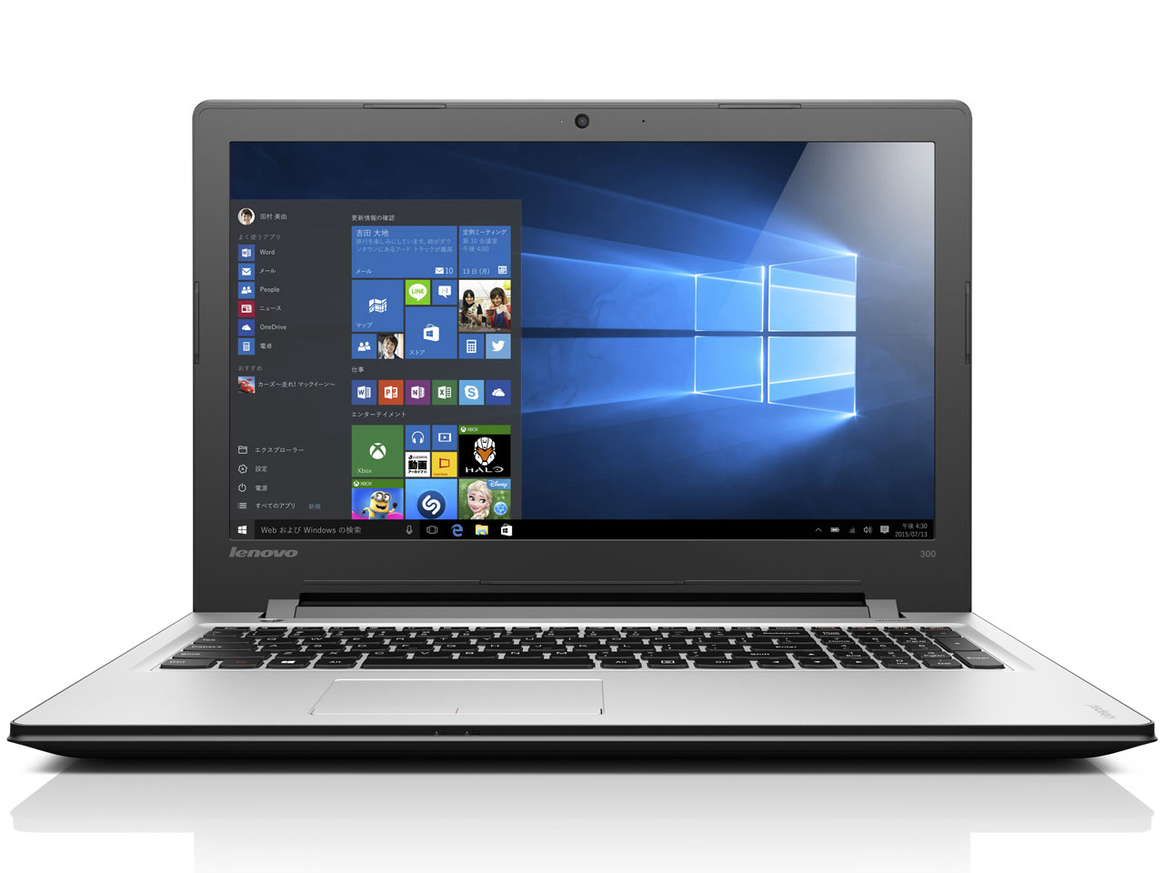 ideapad 300 80M300NXJP [�v���`�i�V���o�[] �̐��i�摜