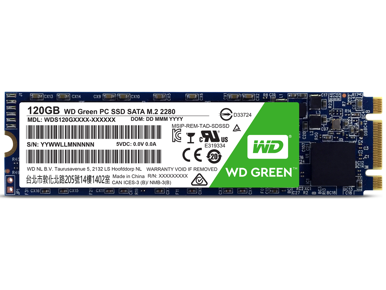 WD Green WDS120G1G0B �̐��i�摜