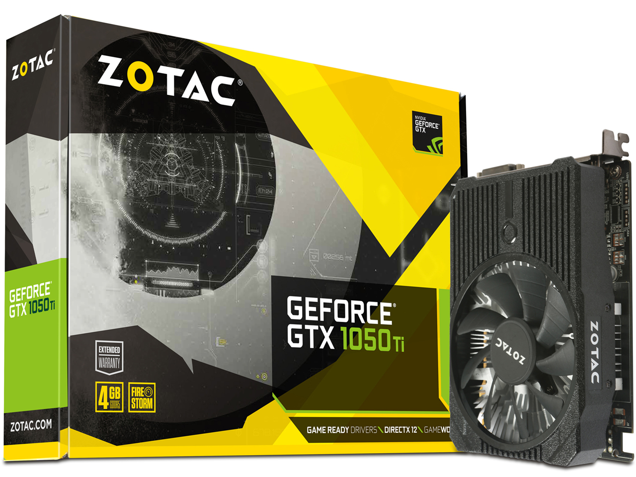 ZOTAC GeForce GTX 1050 Ti 4GB Mini ZT-P10510A-10L [PCIExp 4GB] �̐��i�摜