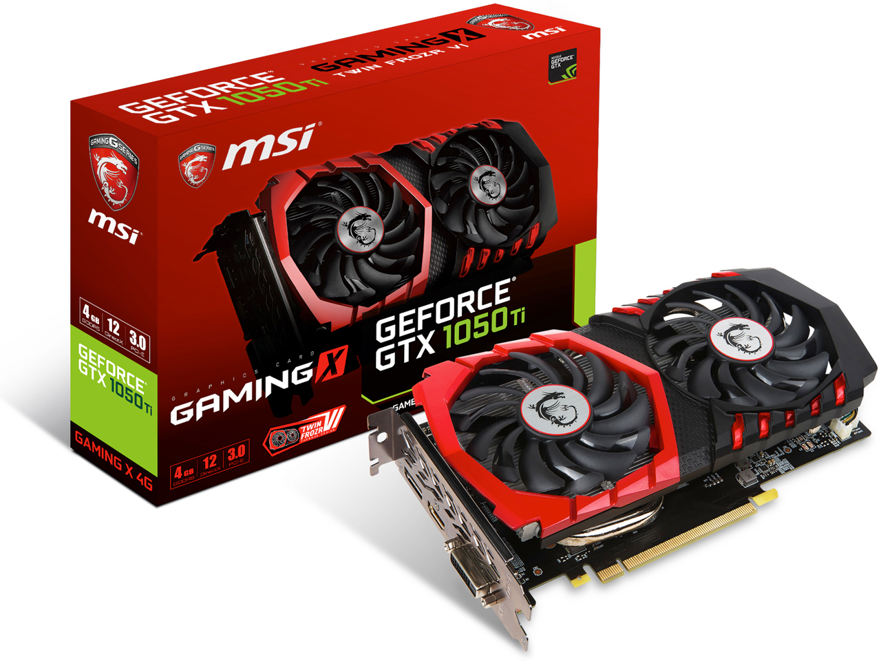 GeForce GTX 1050 Ti GAMING X 4G [PCIExp 4GB] �̐��i�摜