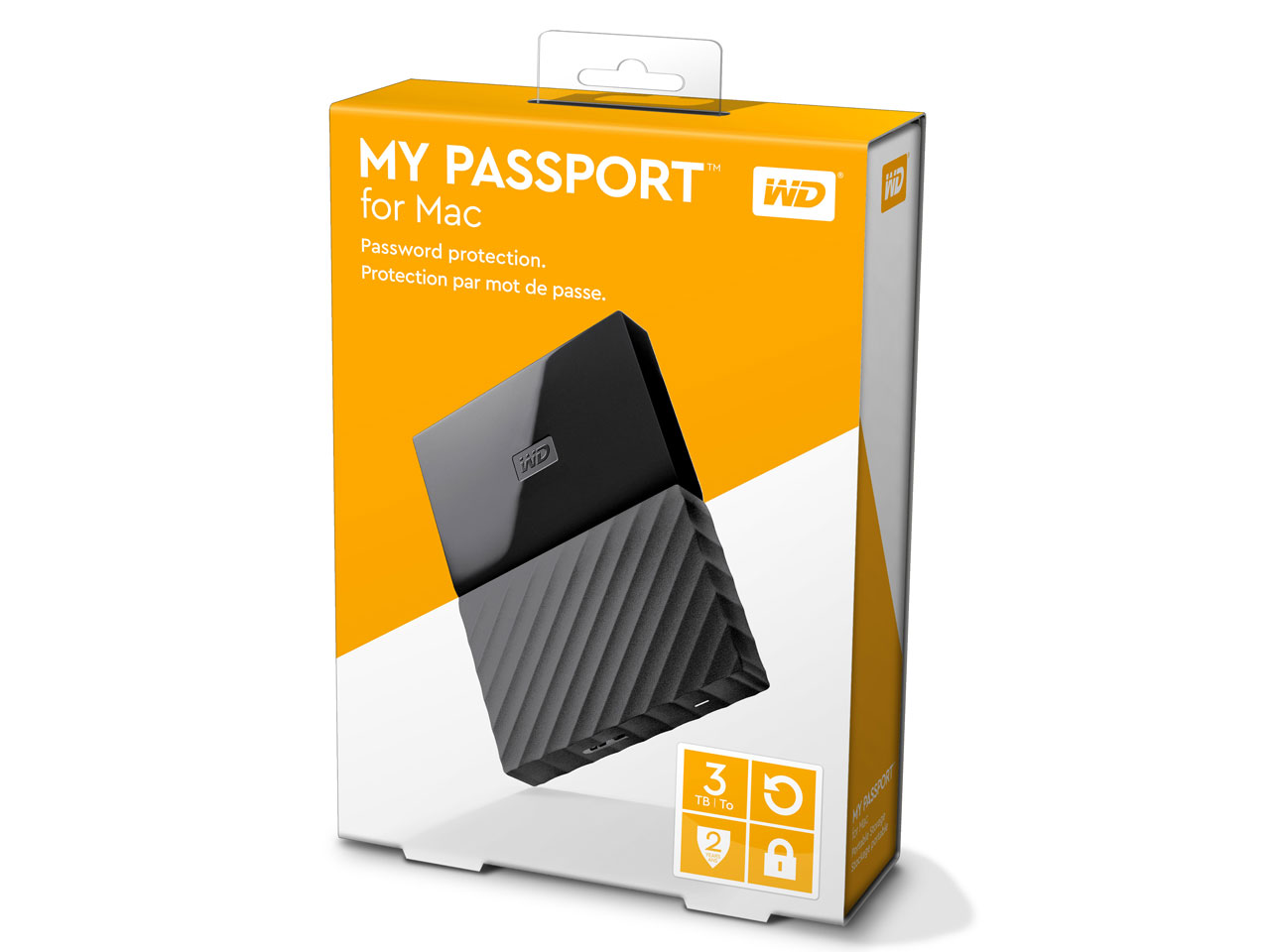 My Passport for Mac WDBP6A0030BBK [�u���b�N]