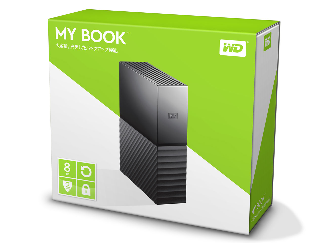 My Book WDBBGB0080HBK [�u���b�N]