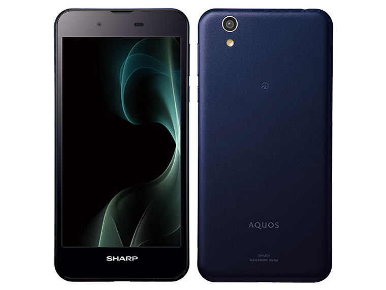 AQUOS SH-M04-A SIM�t���[ [Navy] �̐��i�摜