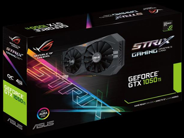 ROG STRIX-GTX1050TI-O4G-GAMING [PCIExp 4GB]