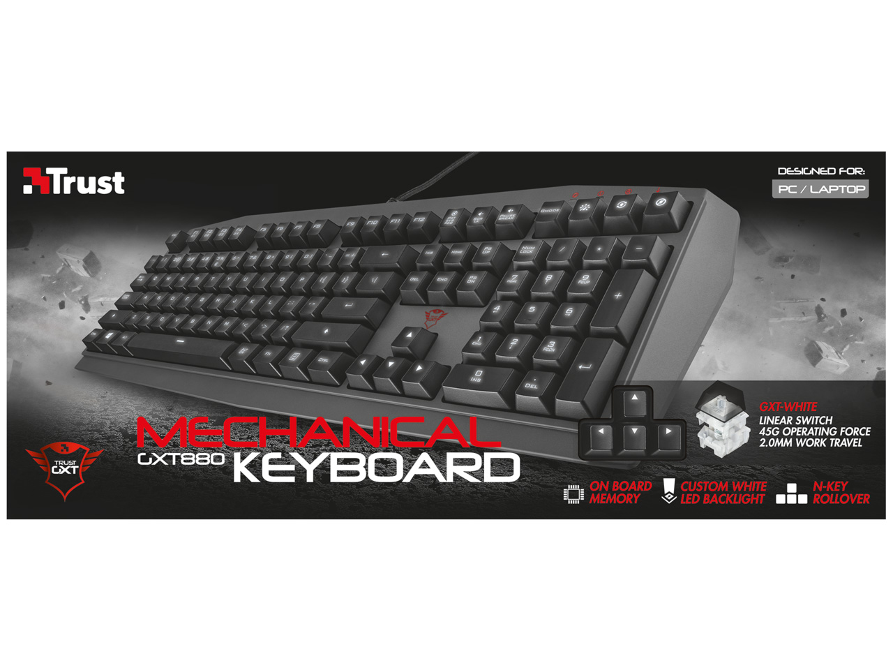 Trust Gaming GXT 880 Mechanical Gaming Keyboard 21137