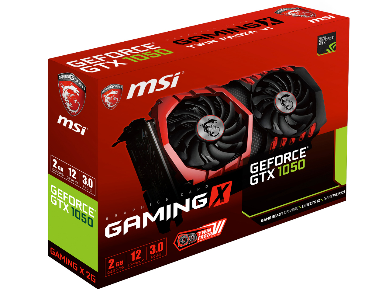 GTX 1050 GAMING X 2G [PCIExp 2GB]