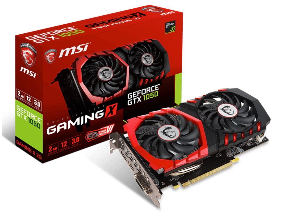 GTX 1050 GAMING X 2G [PCIExp 2GB] �̐��i�摜
