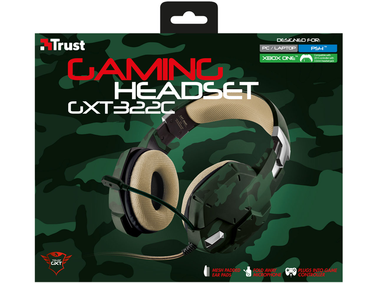 Trust Gaming GXT 322C Gaming Headset 20865 [green camouflage]