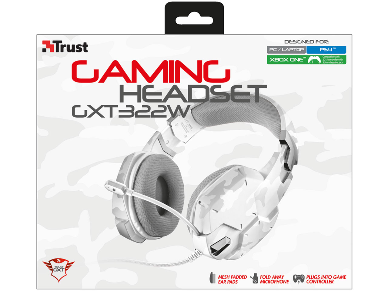 Trust Gaming GXT 322W Gaming Headset 20864 [white camouflage]