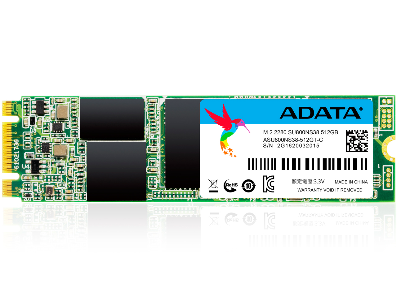 Ultimate SU800 M.2 2280 ASU800NS38-512GT-C �̐��i�摜