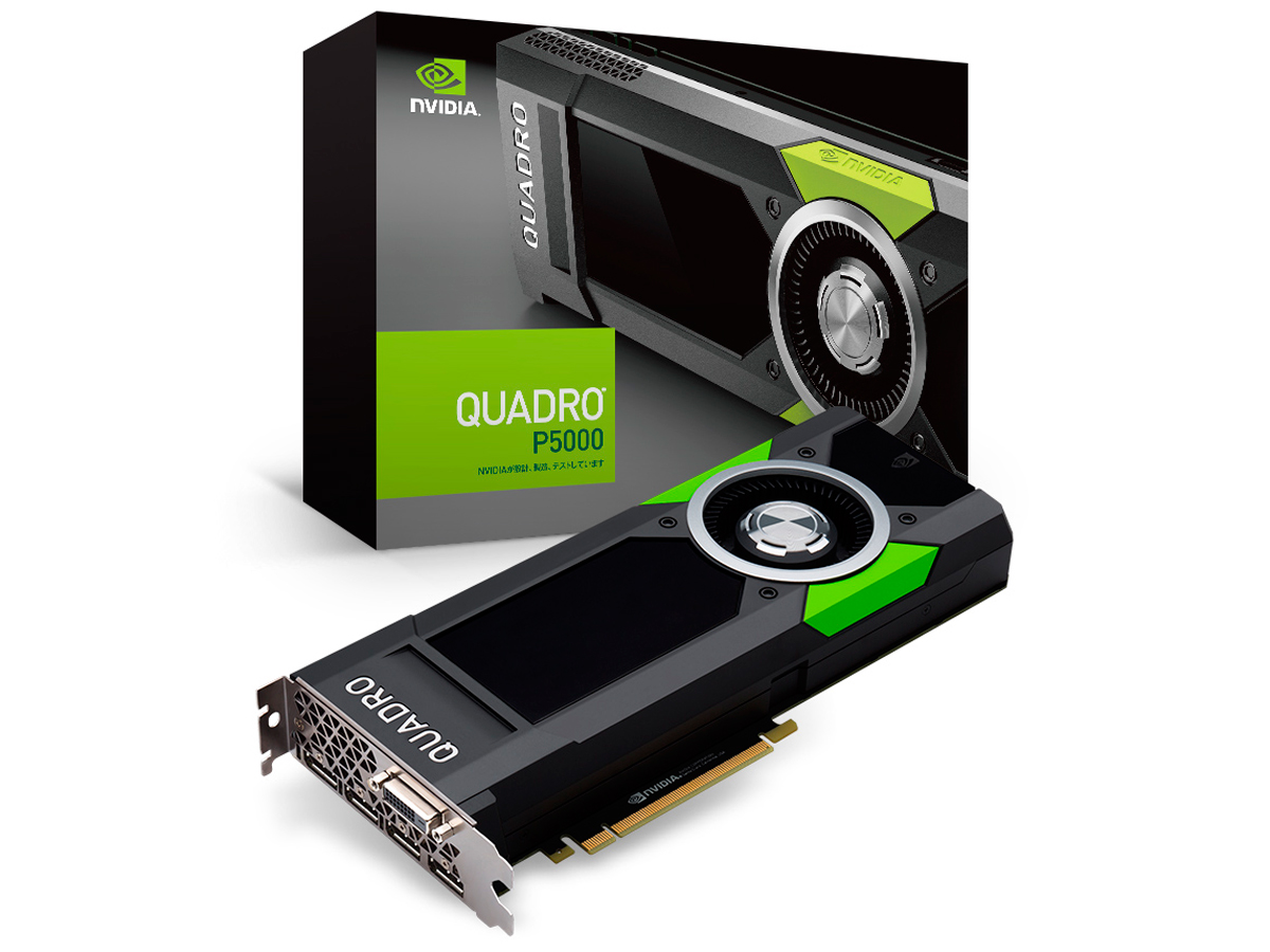 NVIDIA Quadro P5000 EQP5000-16GER [PCIExp 16GB] �̐��i�摜