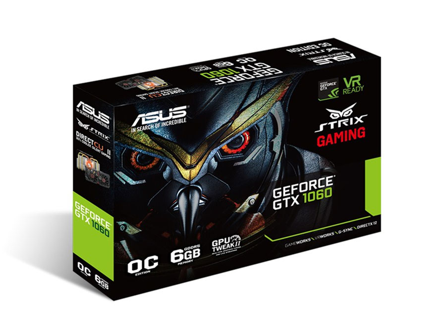STRIX-GTX1060-DC2O6G [PCIExp 6GB]
