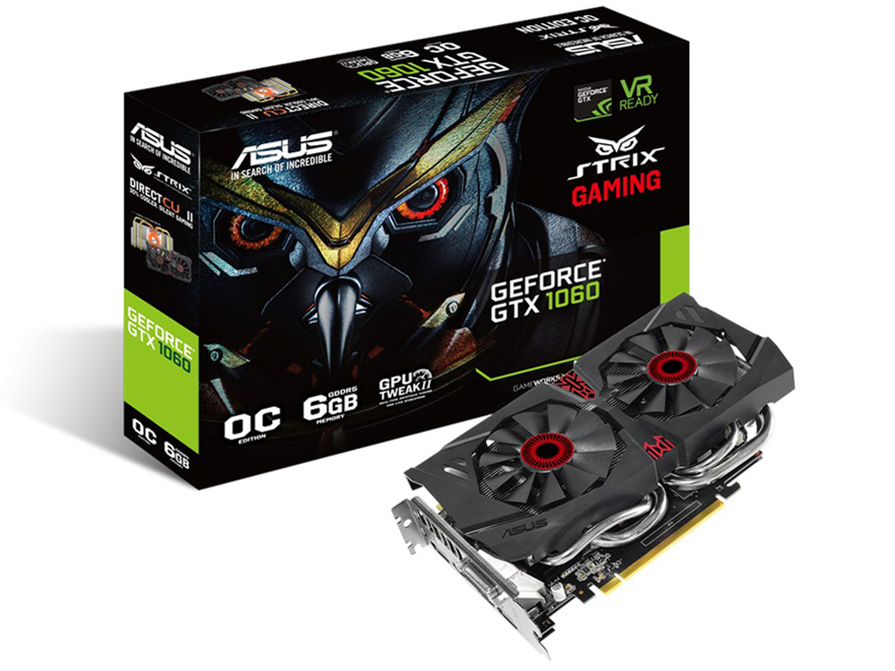 STRIX-GTX1060-DC2O6G [PCIExp 6GB] �̐��i�摜