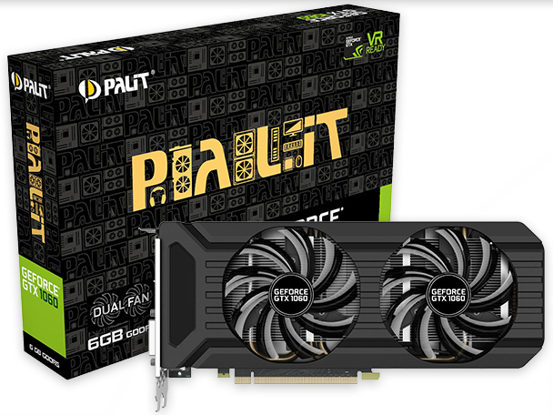NE51060015J9-1061D (GeForce GTX1060 6GB DUAL) [PCIExp 6GB] �h�X�p��Web���胂�f�� �̐��i�摜