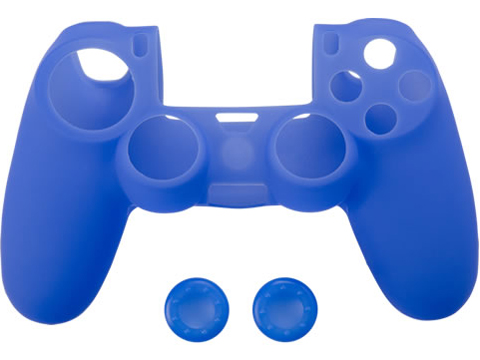 CYBER�E�R���g���[���[�V���R���J�o�[�Z�b�g(PS4�p) CY-P4CRSCS-BL [�N���A�u���[] �̐��i�摜