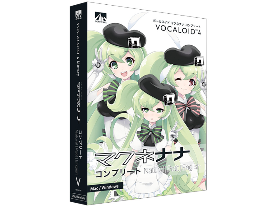 VOCALOID4 �}�N�l�i�i �R���v���[�g �i�`�������E�v�`�EEnglish �̐��i�摜