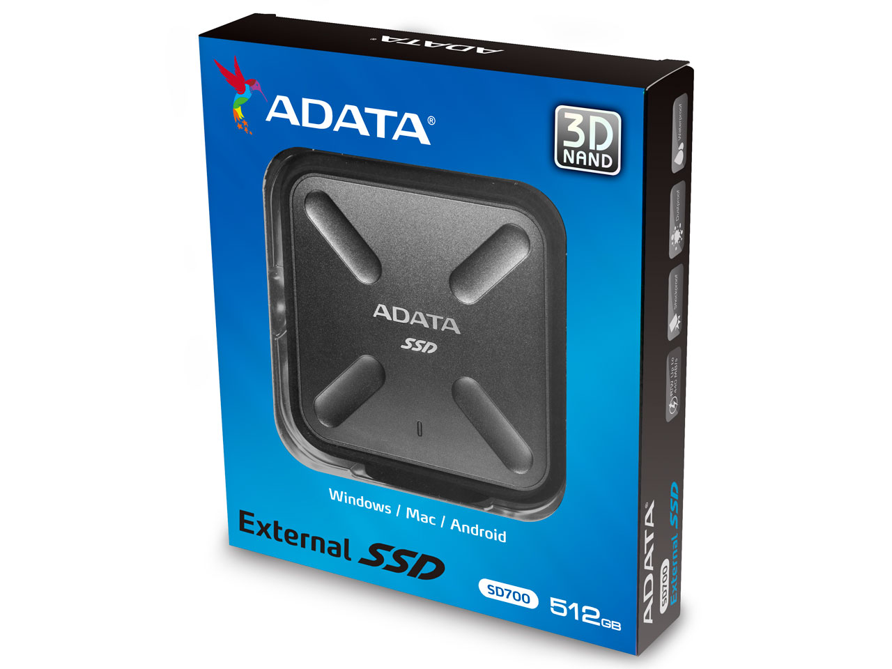 Durable SD700 External ASD700-512GU3-CBK [�u���b�N]