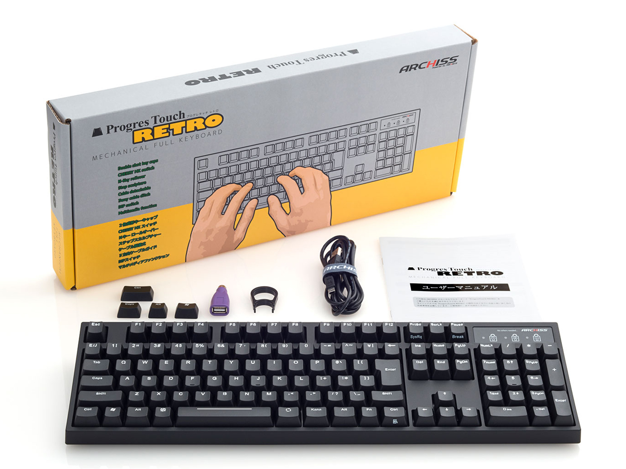 ProgresTouch RETRO AS-KBPD08/SRBKN �É��Ԏ� [��]