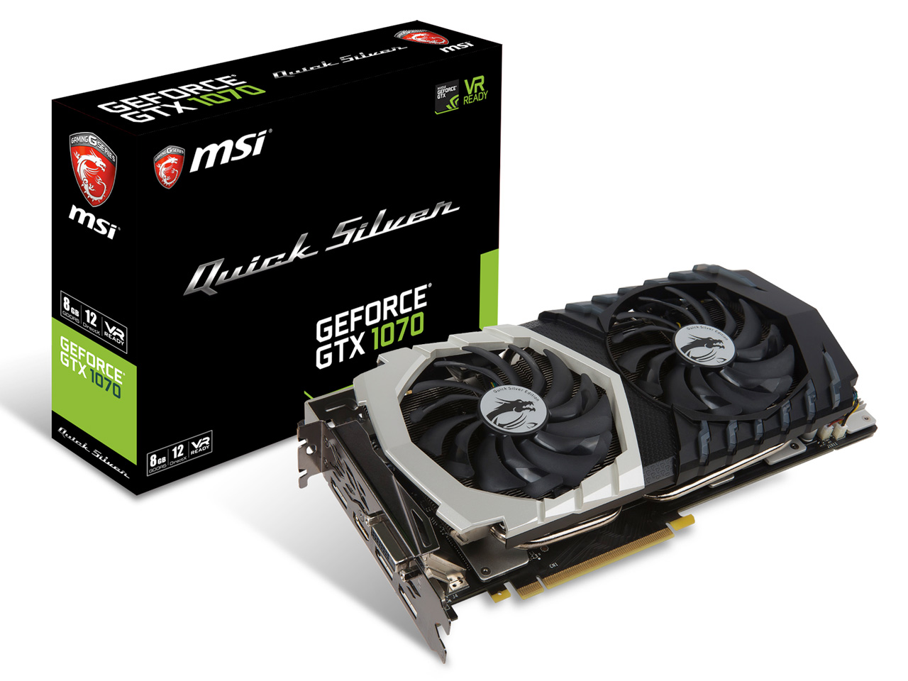 GTX 1070 Quick Silver 8G OC [PCIExp 8GB] �̐��i�摜