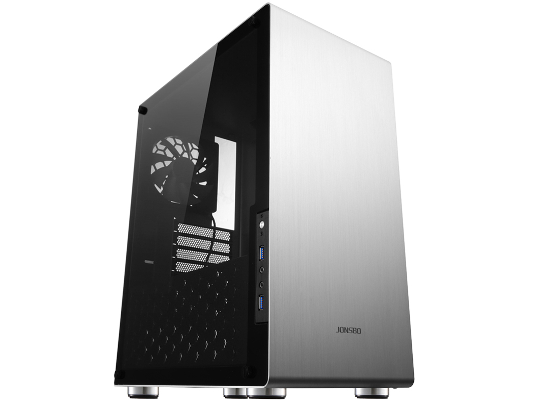 JONSBO U4S アルミATXケース JONSBO PCケース U4 シリーズ シルバー U4S シルバｰ の通販