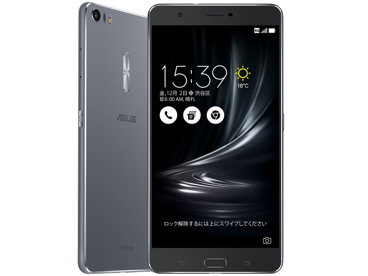 ZenFone 3 Ultra ZU680KL-GY32S4 SIM�t���[ [�O���[] �̐��i�摜