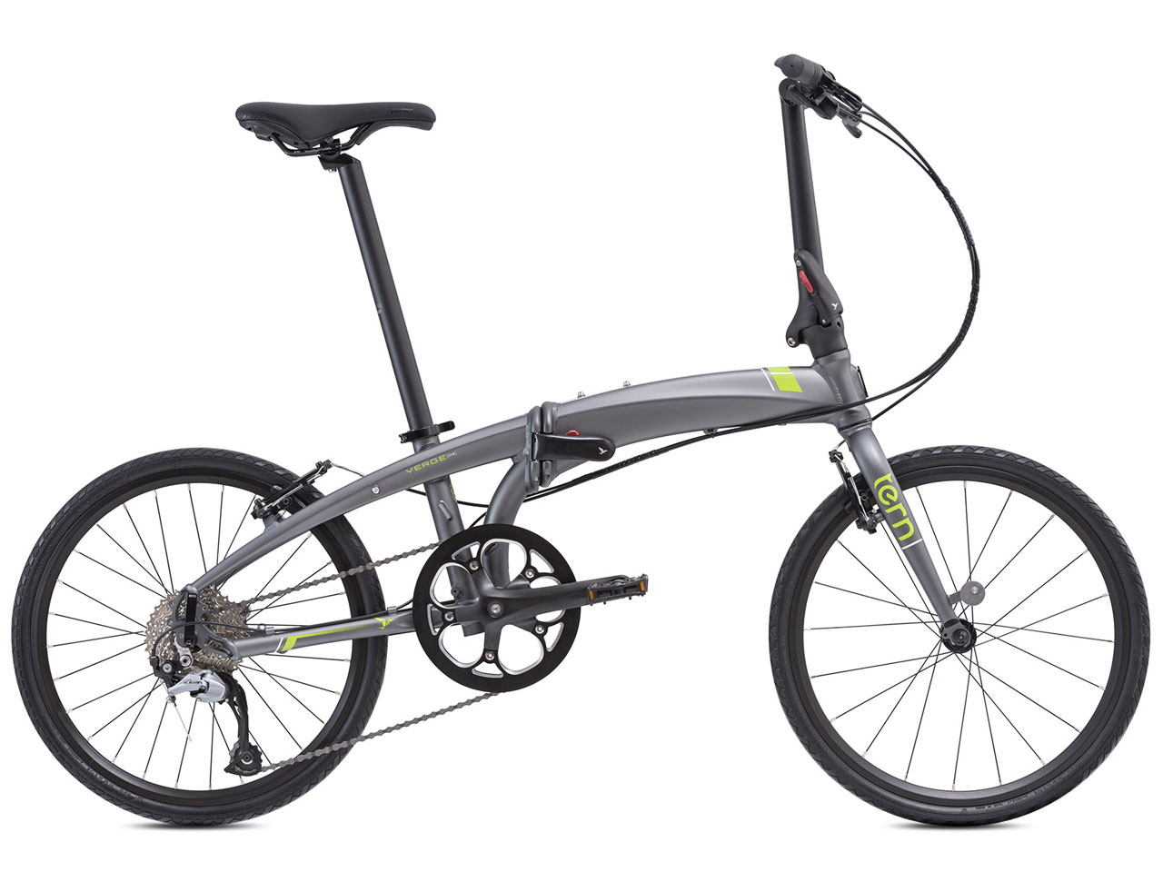 Verge D9 2017�N���f�� [Matte Gunmetal/Green(White)] �̐��i�摜