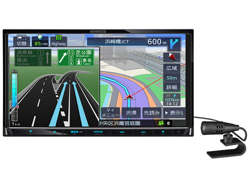 ケンウッド MDV-L505 メモリーナビ フルセグ 彩速ナビ USB Bluetooth 