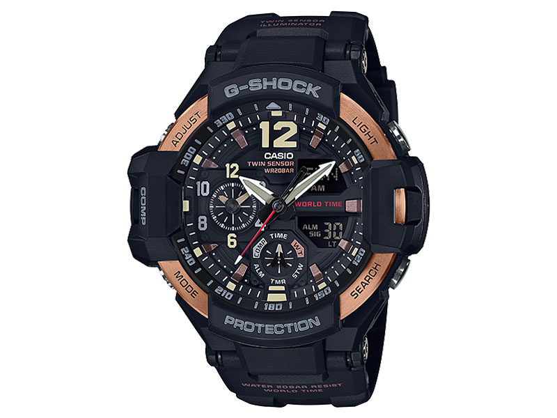 G-SHOCK �}�X�^�[ �I�u G �O���r�e�B�}�X�^�[ GA-1100RG-1AJF �̐��i�摜