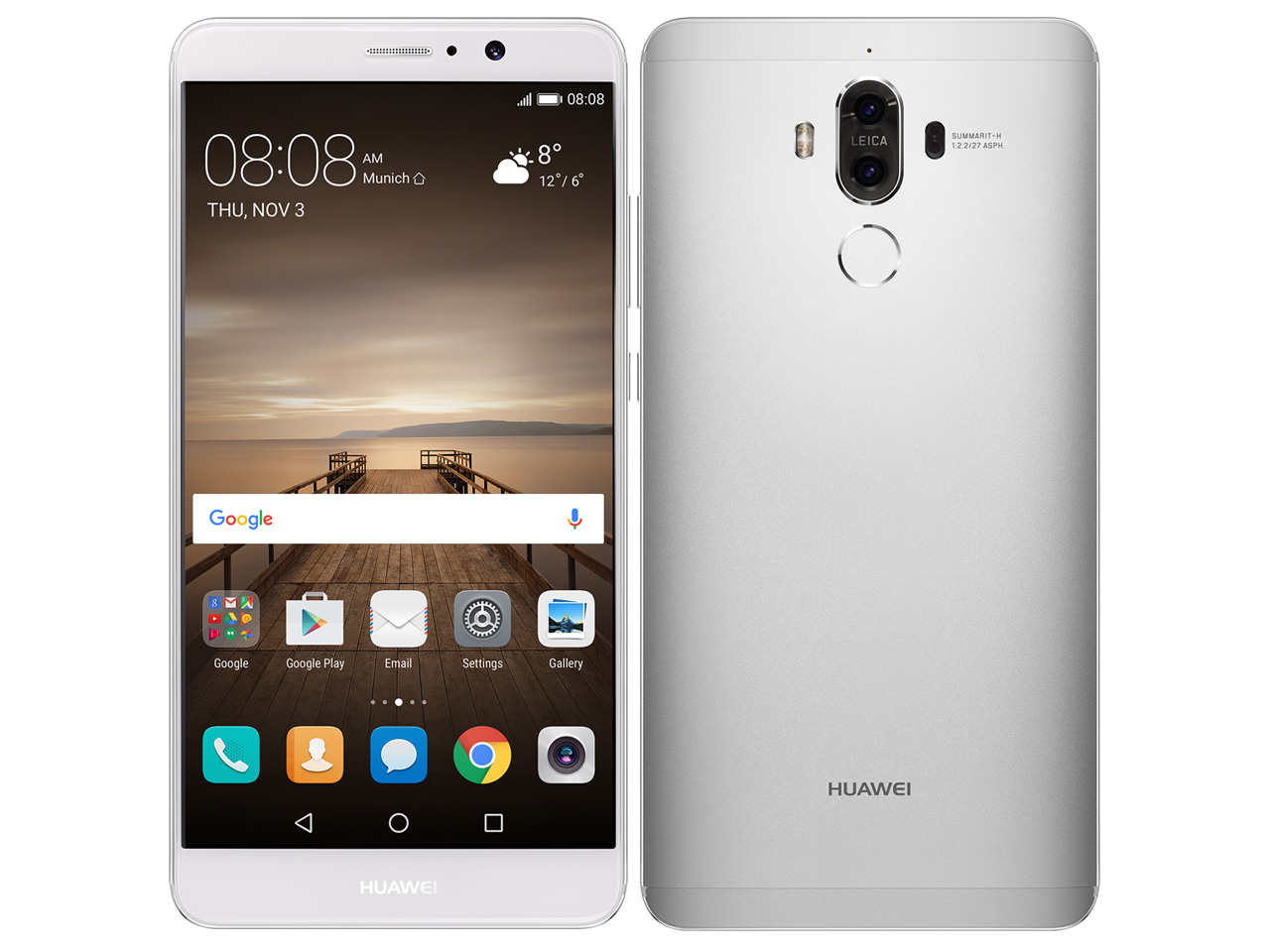 HUAWEI Mate 9 SIM�t���[ [���[�����C�g�V���o�[] �̐��i�摜