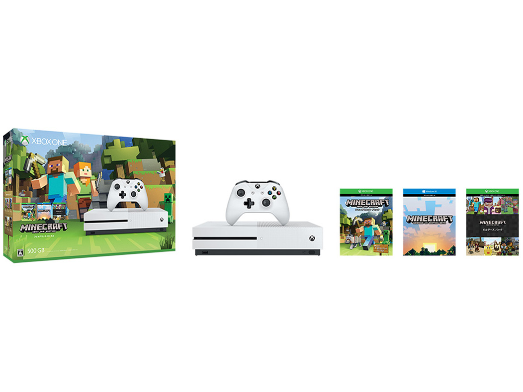 Xbox One S 500GB (Minecraft ������) �̐��i�摜
