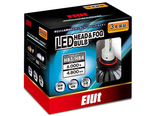 Elut AG601-LB13 [LED 6000K HB3/HB4] �̐��i�摜