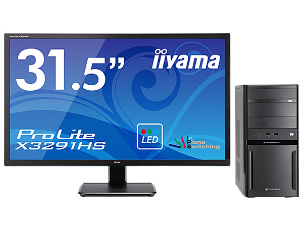 LUV MACHINES LM-iG440XN-SH2-P31W Core i7/16GB������/240GB SSD+2TB HDD/GTX1060/31.5�^�t���Z�b�g���f�� �̐��i�摜