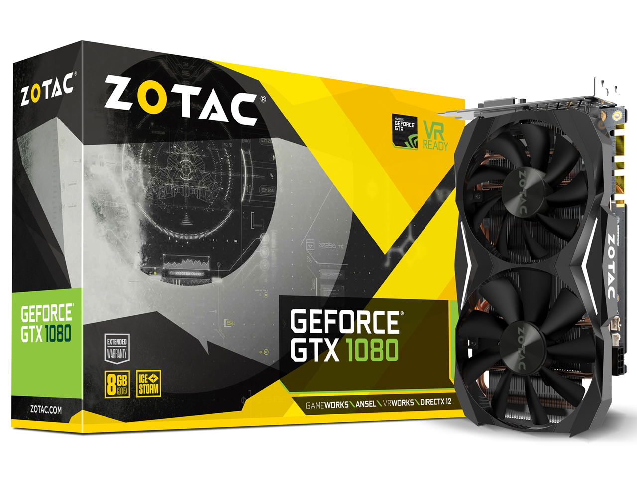ZOTAC GeForce GTX 1080 Mini ZT-P10800H-10P [PCIExp 8GB] �̐��i�摜