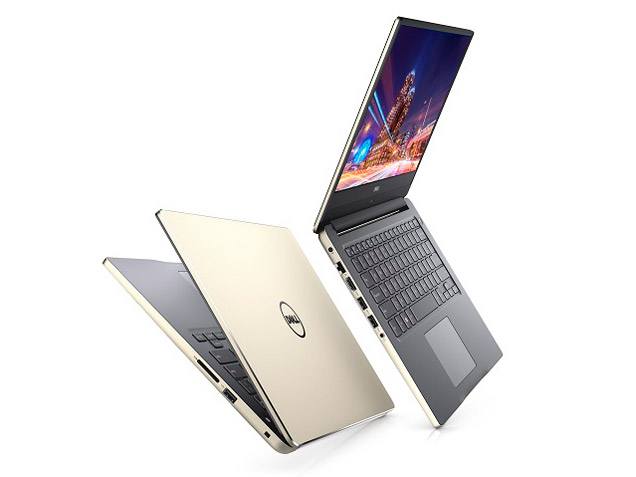 Inspiron 14 7000 ���i.com���� �v���~�A���E�O���t�B�b�N�X Core i5 7200U�EGeForce 940MX�E128GB SSD���ڃ��f�� [�S�[���h] �̐��i�摜