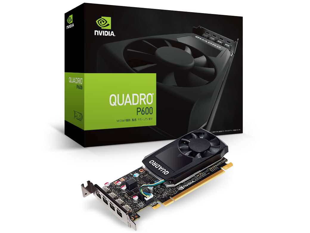 NVIDIA Quadro P600 EQP600-2GER [PCIExp 2GB] �̐��i�摜