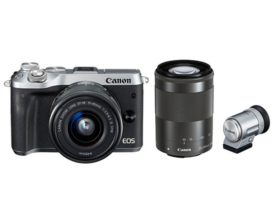 ▲【美品】Canon EOS M6 ダブルズームキット　バッテリー2つ付き CANON EOS M6 ダブルズームEVFキット 価格比較 - 価格.com