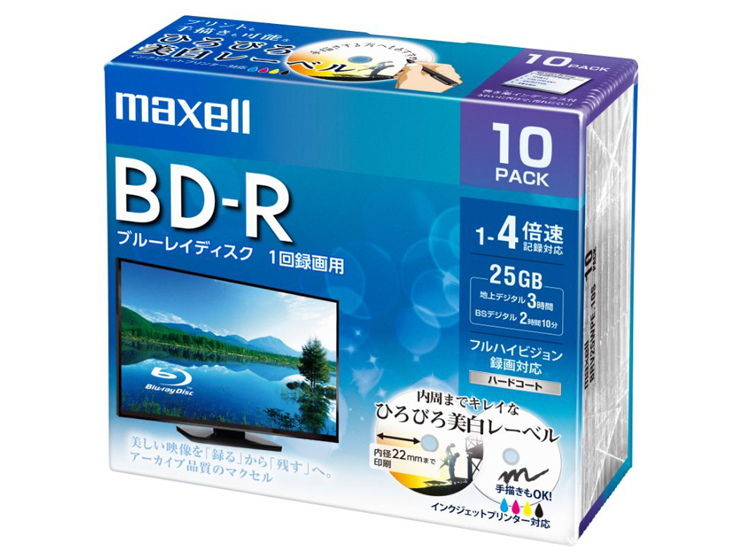 BRV25WPE.10S [BD-R 4�{�� 10���g]