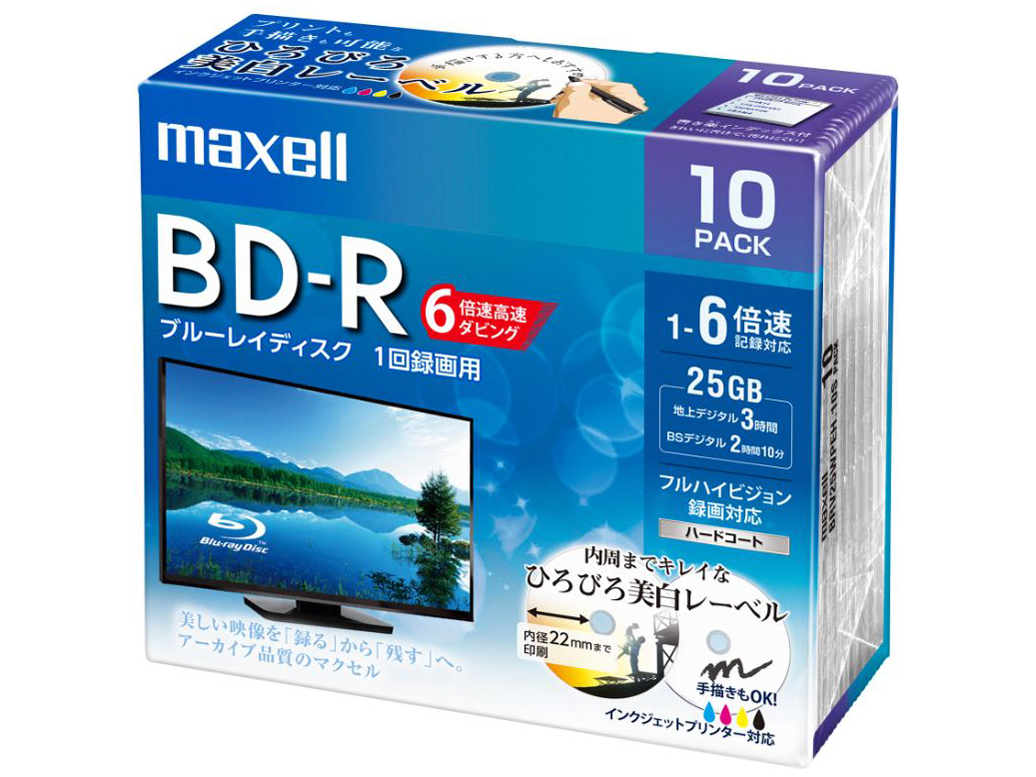 BRV25WPEH.10S [BD-R 6�{�� 10���g]