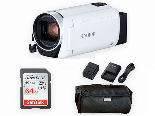 iVIS HF R800 + ���W���[�A�N�Z�T���[�L�b�gLAK-700 + SD�J�[�h64GB ���i.com����Z�b�g �̐��i�摜