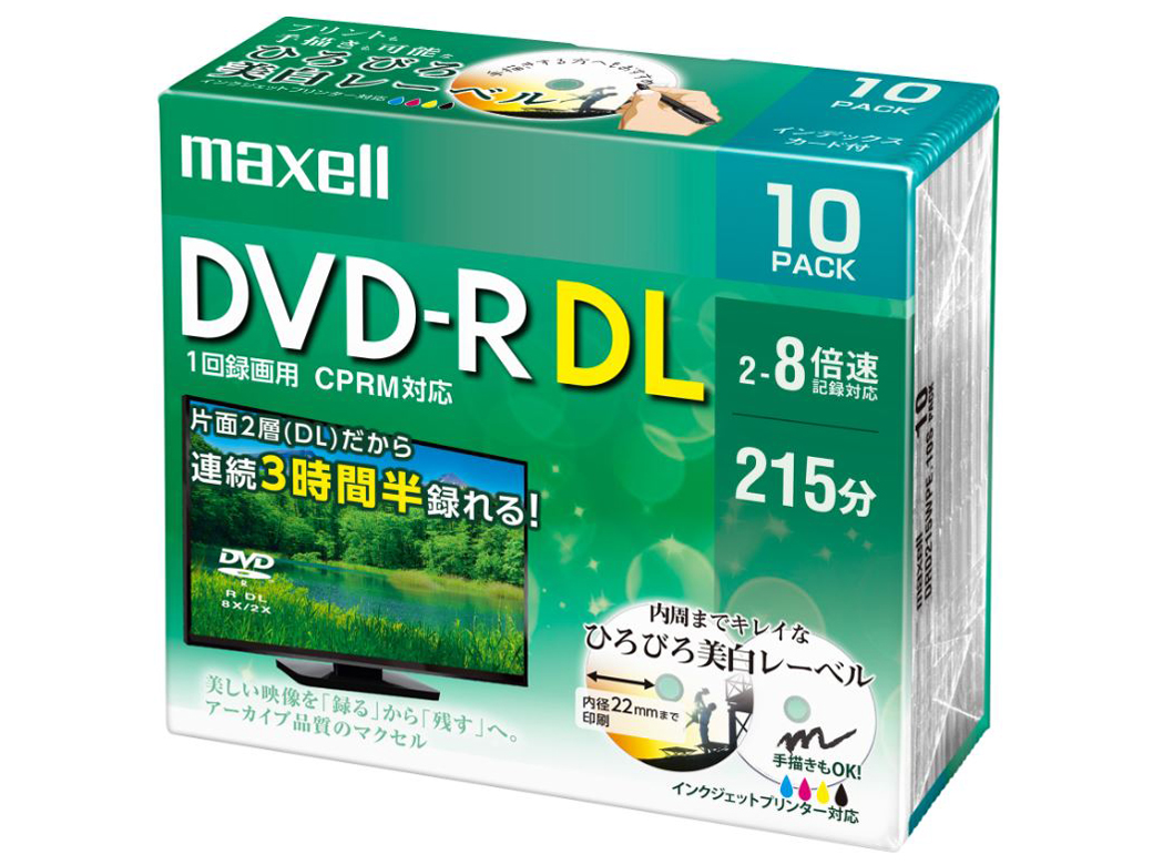 DRD215WPE.10S [DVD-R DL 8�{�� 10���g]