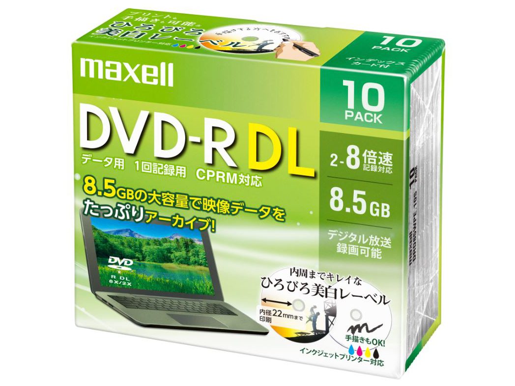 DRD85WPE.10S [DVD-R DL 8�{�� 10���g]
