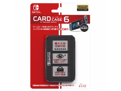 �J�[�h�P�[�X6 for Nintendo Switch ILXSW197 [�u���b�N]