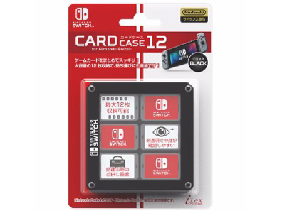 �J�[�h�P�[�X12 for Nintendo Switch ILXSW200 [�u���b�N]