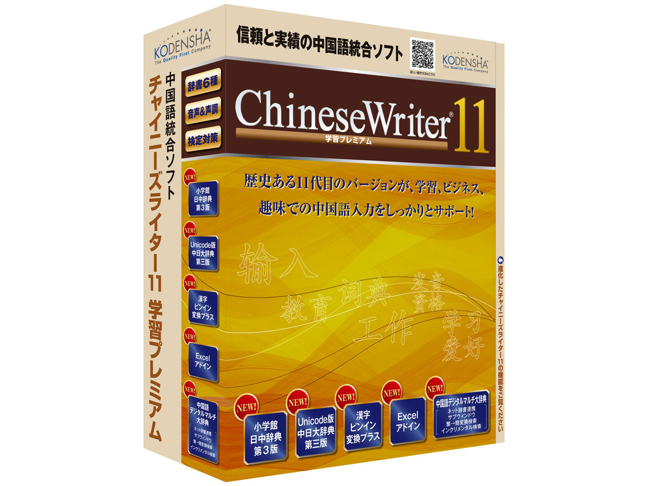 ChineseWriter11 �w�K�v���~�A�� �A�J�f�~�b�N �̐��i�摜