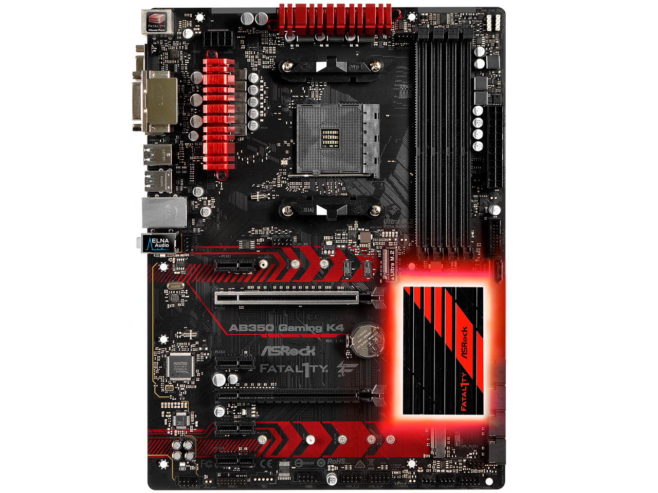 Fatal1ty AB350 Gaming K4 �̐��i�摜