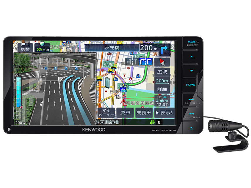 彩速ナビ MDV-D504BTW の製品画像