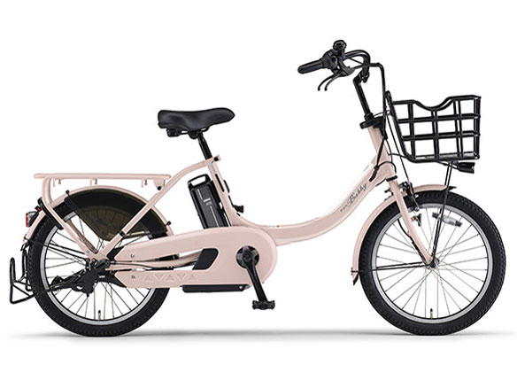 電動自転車　baby 自転車　２０インチ　バッテリー　充電器　付き　3変速　サドル　付き　ピンク　配達可能 3人乗り用チャイルドシート付きPAS Babby un ヤマハ(YAMAHA) 子供乗せ