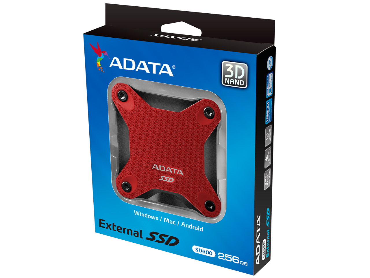 Durable SD600 ASD600-256GU31-CRD [���b�h�E�u���b�N]